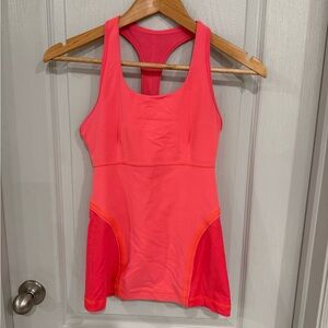 Lululemon Athletica Coral and Hot Pink Tank Top